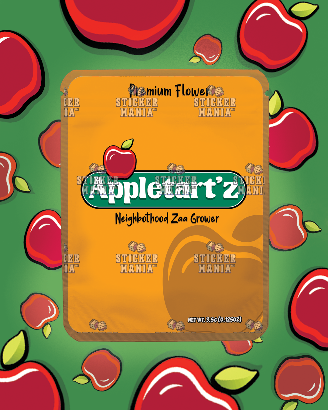 Apple Tartz | Pre-Made Sticker Bag | 3.5g