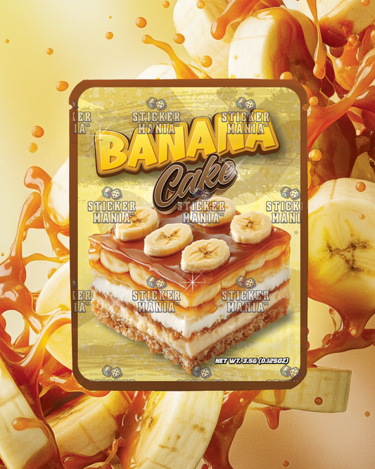 Banana Cake | Pre-Made Sticker Bag | 3.5g