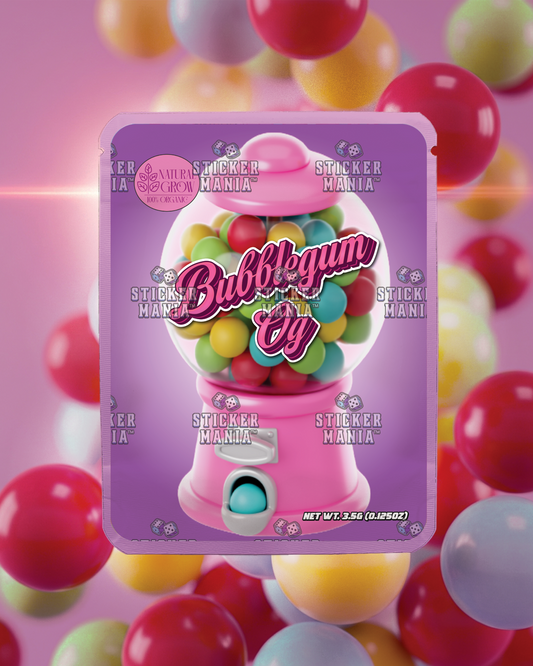 Bubblegum | Pre-Made Sticker Bag | 3.5g