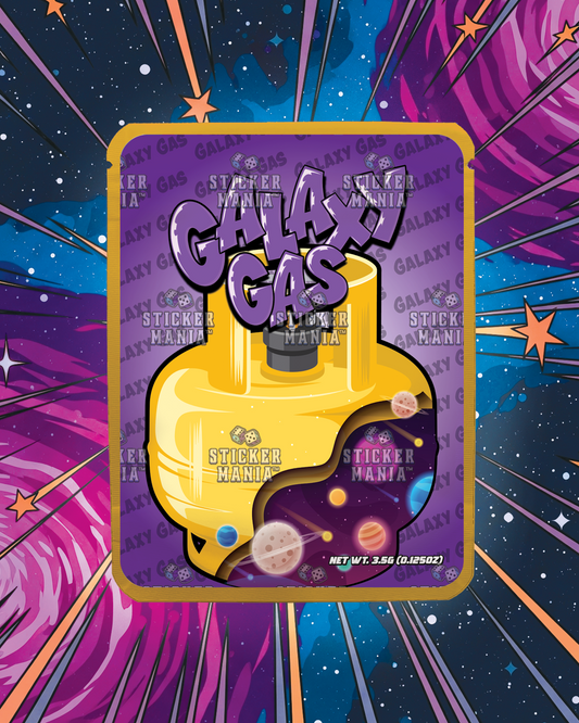 Galaxy Gas | Pre-Made Sticker Bag | 3.5g