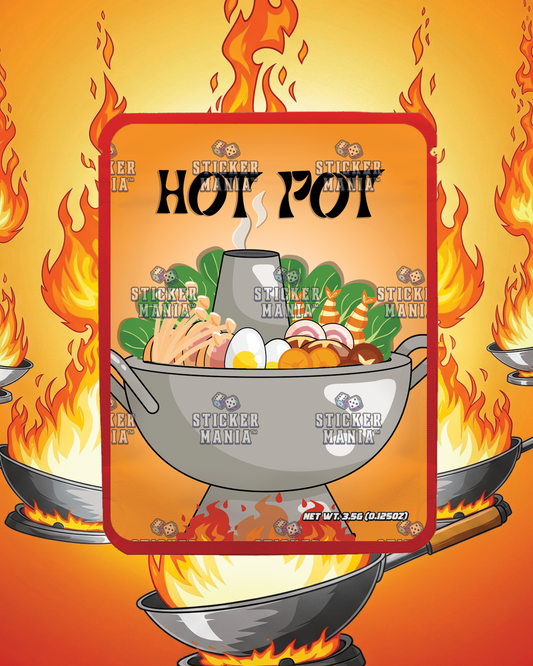 Hot Pot | Pre-Made Sticker Bag | 3.5g