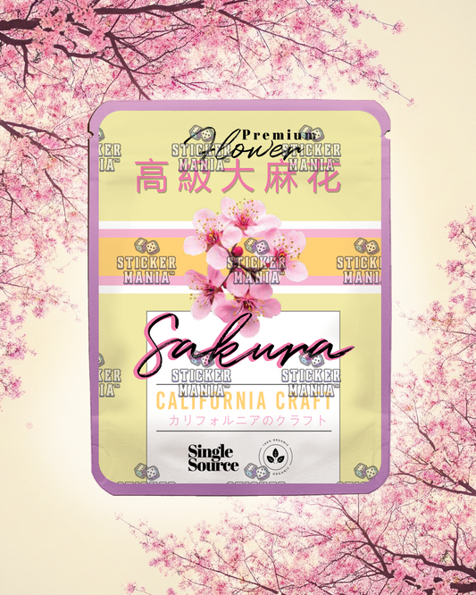 Sakura | Pre-Made Sticker Bag | 3.5g