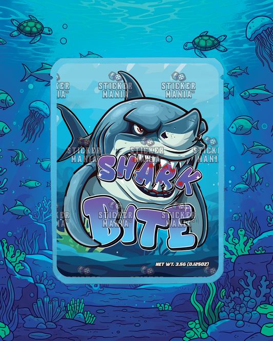 Shark Bite | Pre-Made Sticker Bag | 3.5g