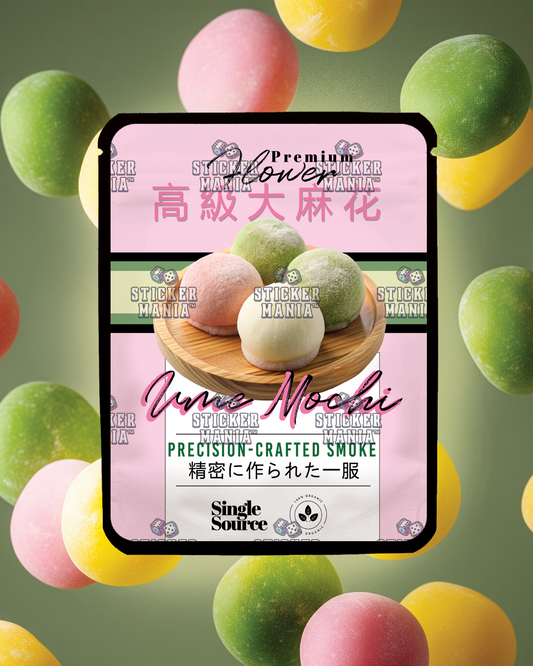 Ume Mochi | Pre-Made Sticker Bag | 3.5g