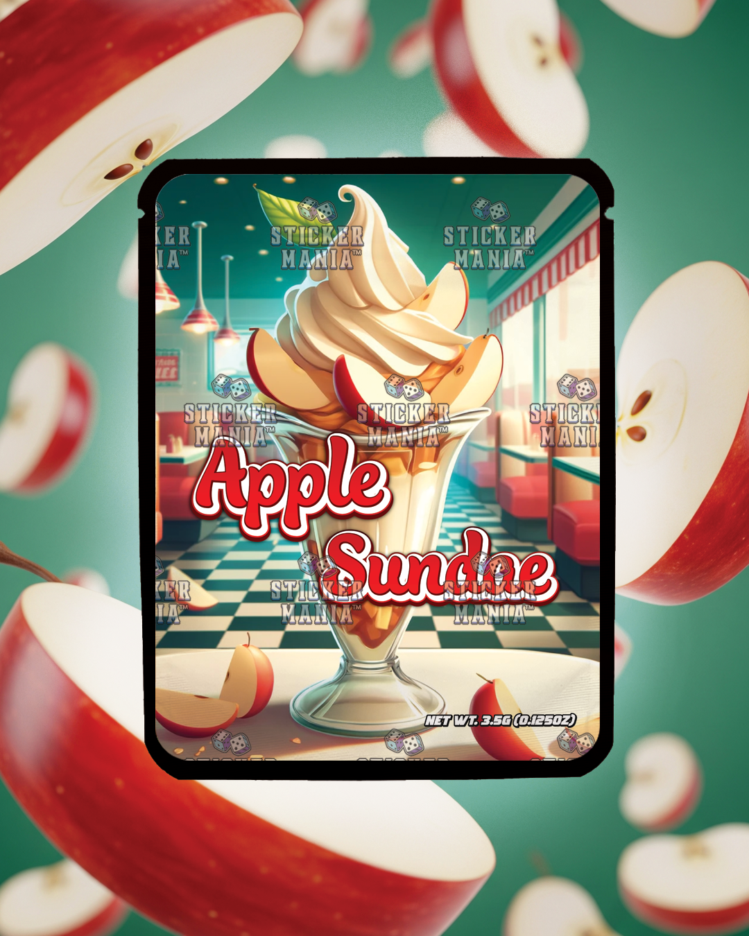 Apple Sundae | Pre-Made Sticker Bag | 3.5g