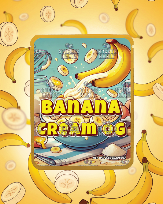 Banana Cream OG | Pre-Made Sticker Bag | 3.5g