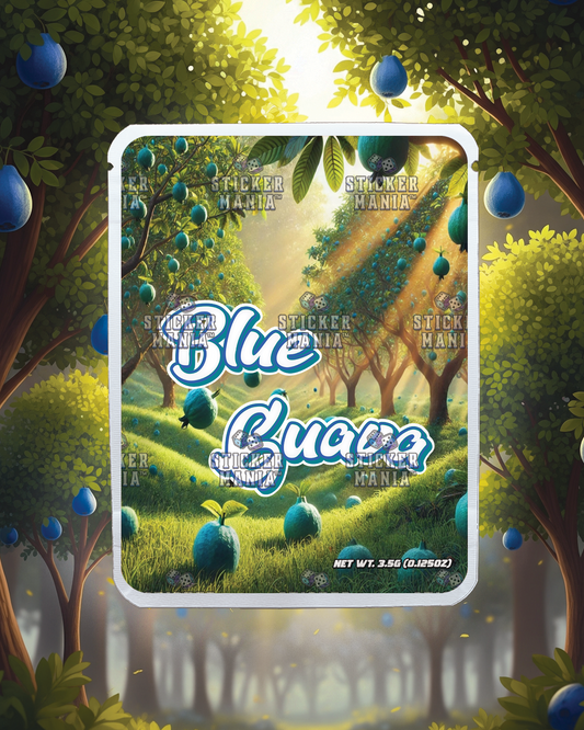 Blue Guava | Pre-Made Sticker Bag | 3.5g