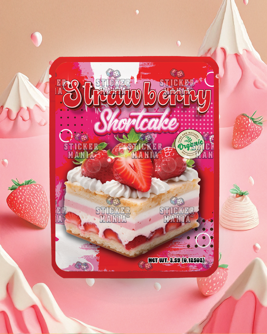 Strawberry Shortcake | Pre-Made Sticker Bag | 3.5g