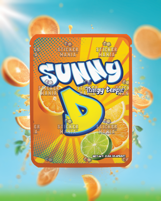 Sunny D | Pre-Made Sticker Bag | 3.5g