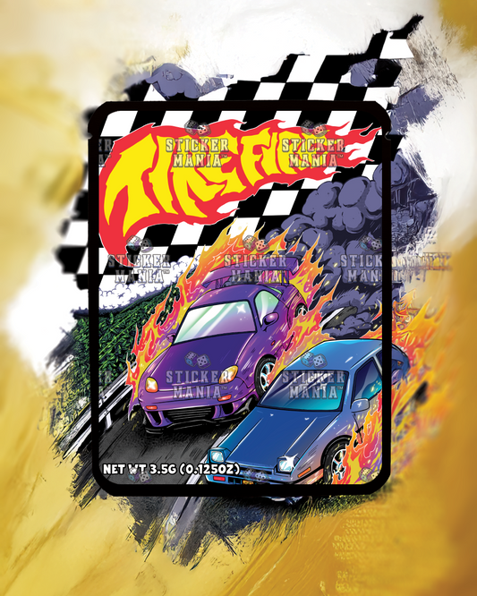 Tire Fire | Pre-Made Sticker Bag | 3.5g