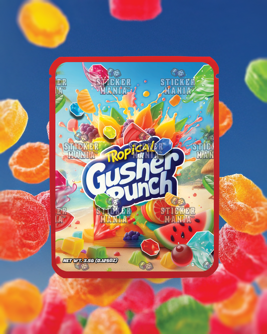 Tropical Gusher Punch | Pre-Made Sticker Bag | 3.5g