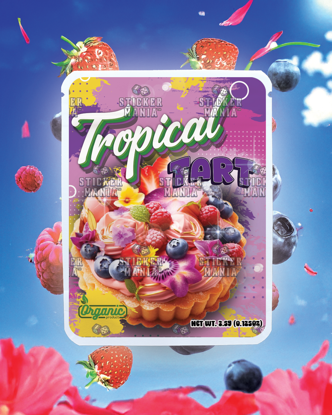 Tropical Tart | Pre-Made Sticker Bag | 3.5g