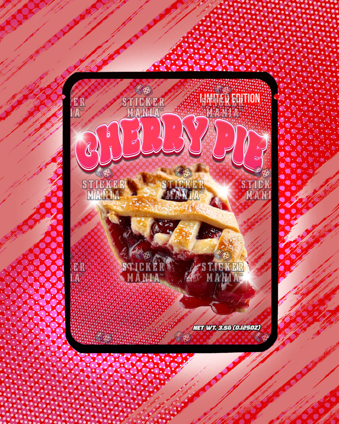 Cherry Pie | Pre-Made Sticker Bag | 3.5g