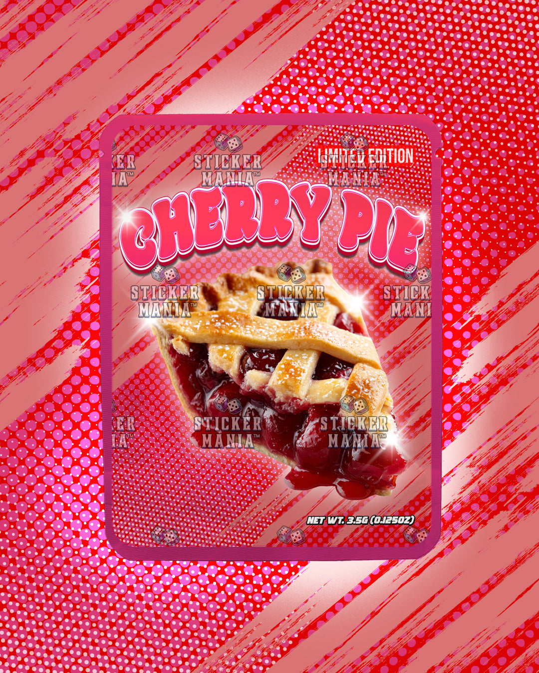 Cherry Pie | Pre-Made Sticker Bag | 3.5g