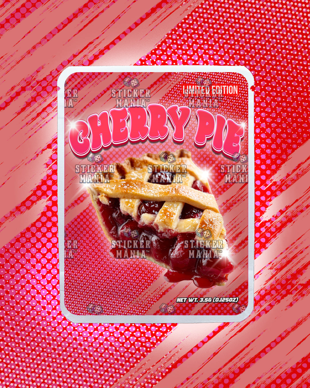 Cherry Pie | Pre-Made Sticker Bag | 3.5g