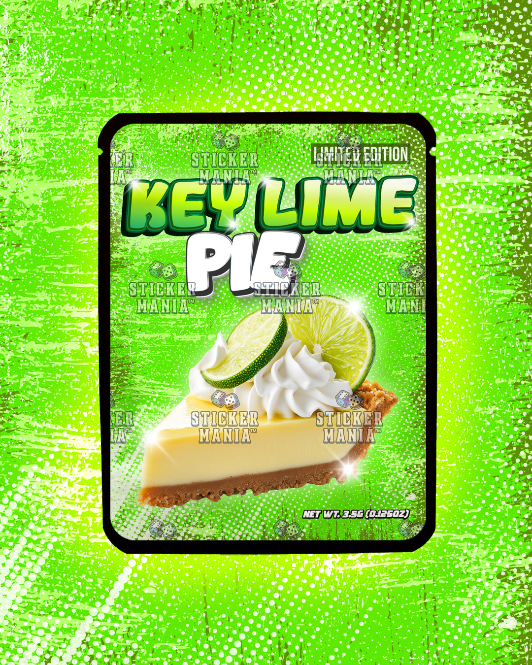 Key Lime Pie | Pre-Made Sticker Bag | 3.5g