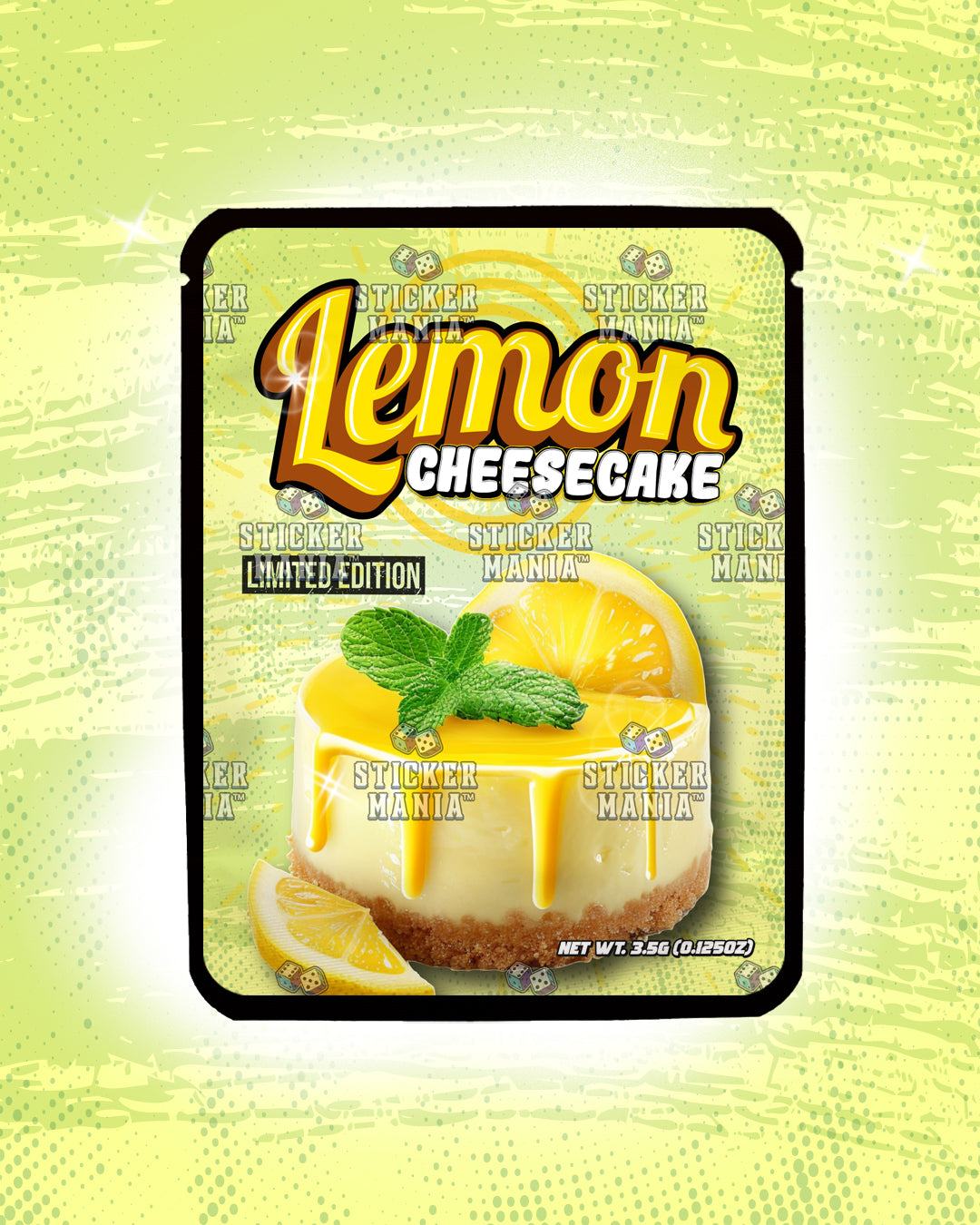 Lemon Cheesecake | Pre-Made Sticker Bag | 3.5g