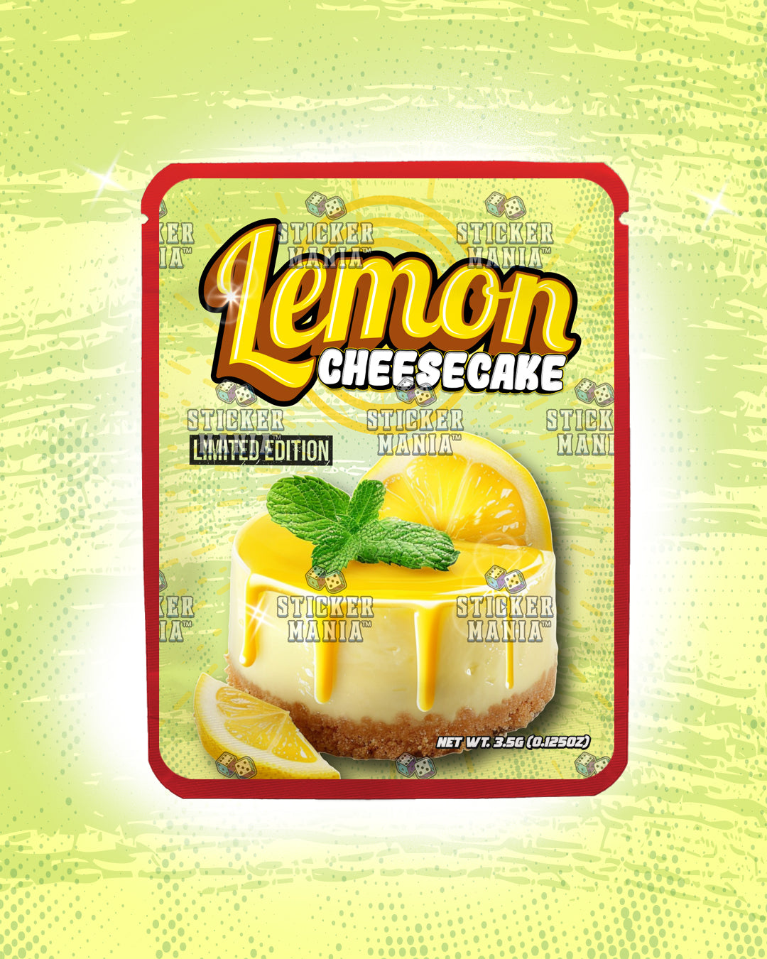 Lemon Cheesecake | Pre-Made Sticker Bag | 3.5g