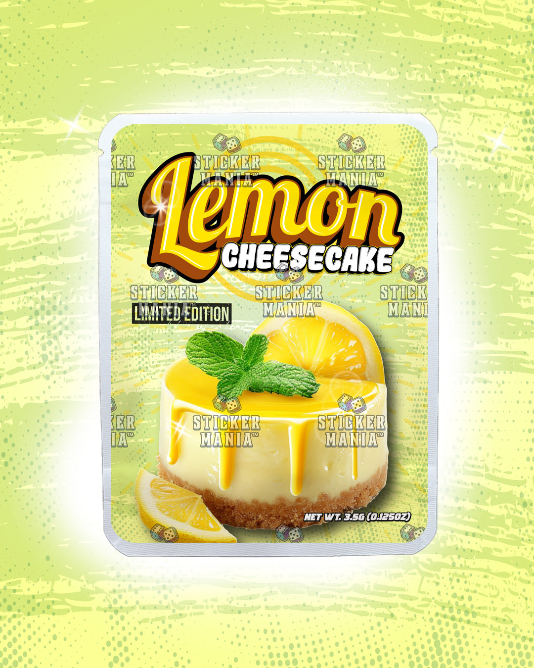 Lemon Cheesecake | Pre-Made Sticker Bag | 3.5g
