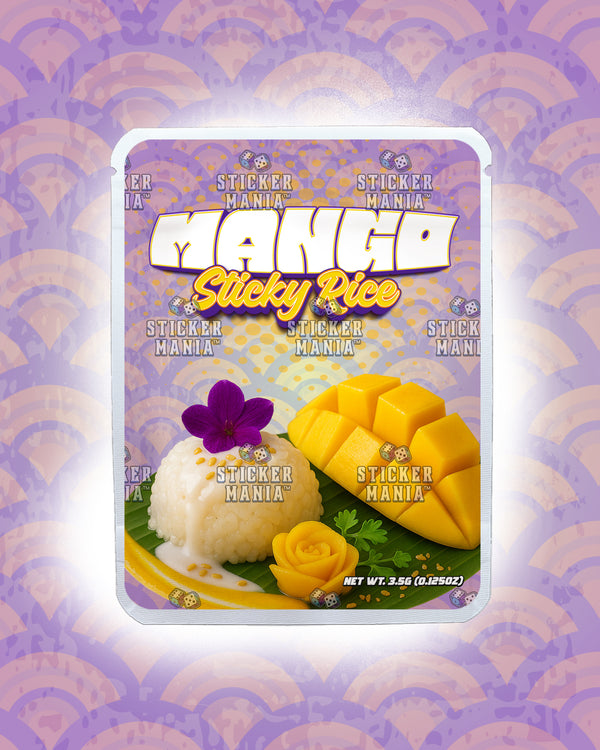Mango Sticky Rice | Pre-Made Sticker Bag | 3.5g – Sticker Mania