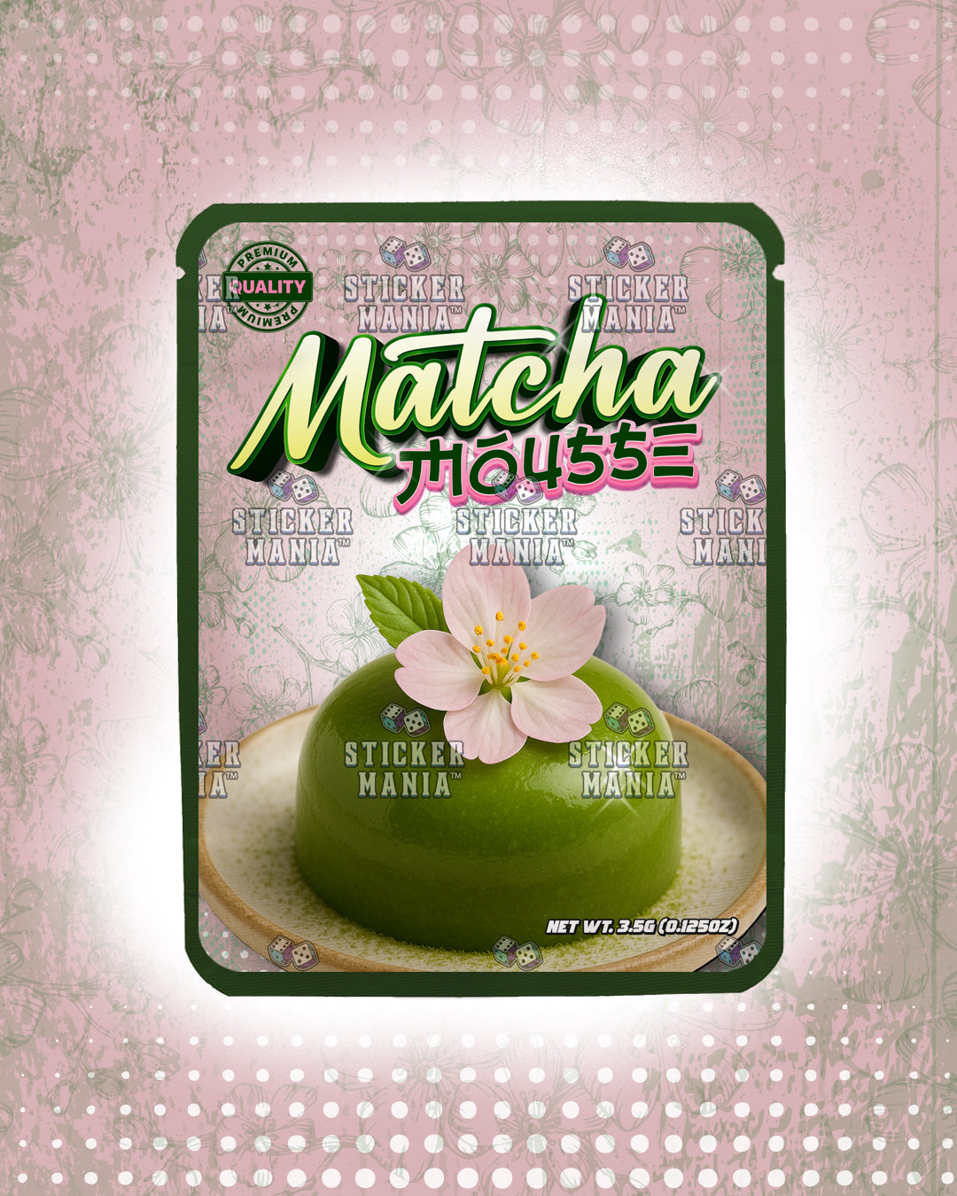 Matcha Mousse | Pre-Made Sticker Bag | 3.5g