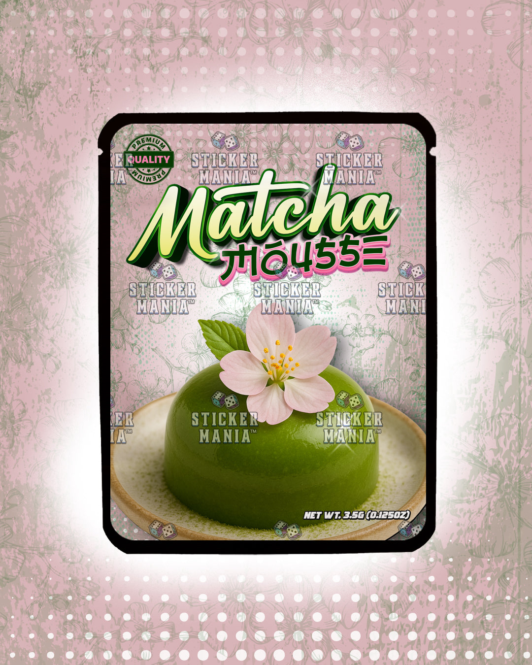 Matcha Mousse | Pre-Made Sticker Bag | 3.5g