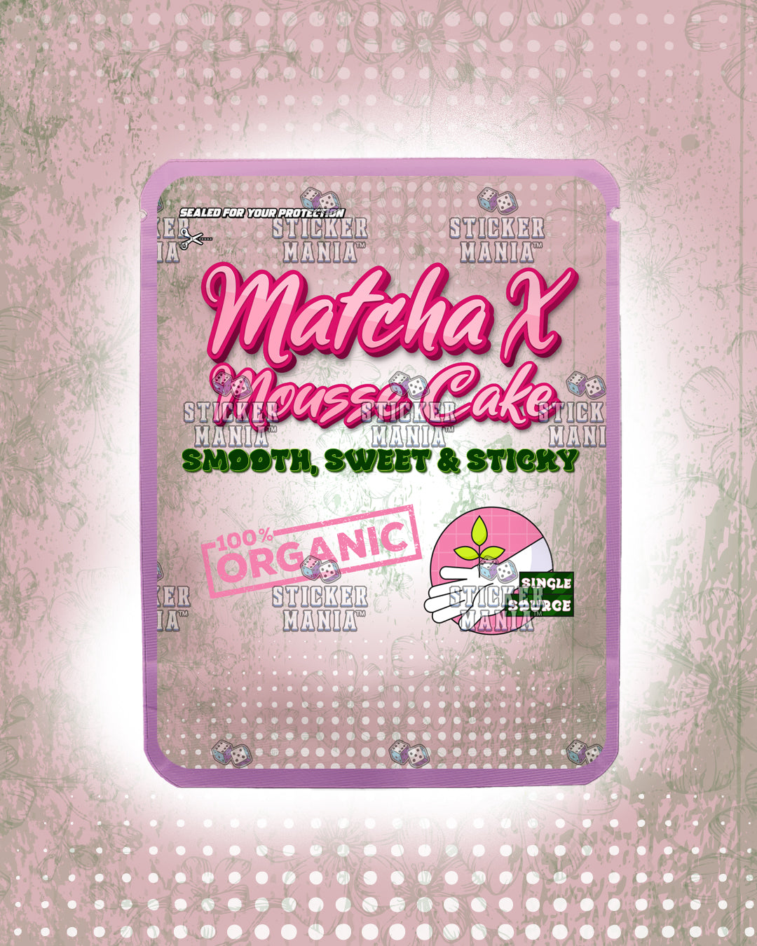 Matcha Mousse | Pre-Made Sticker Bag | 3.5g