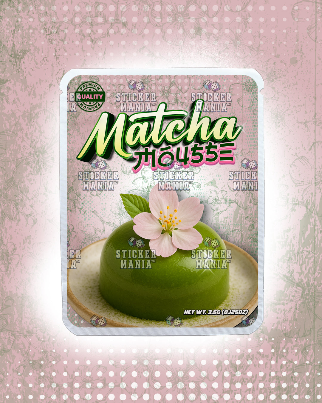 Matcha Mousse | Pre-Made Sticker Bag | 3.5g