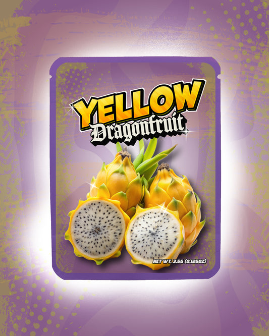 Yellow Dragonfruit | Pre-Made Sticker Bag | 3.5g