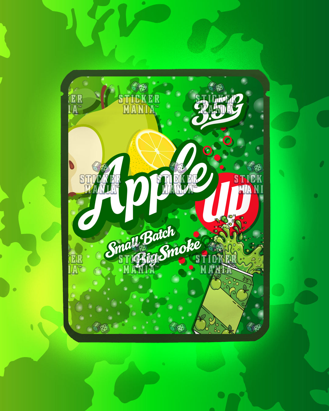 Apple Up | Pre-Made Sticker Bag | 3.5g