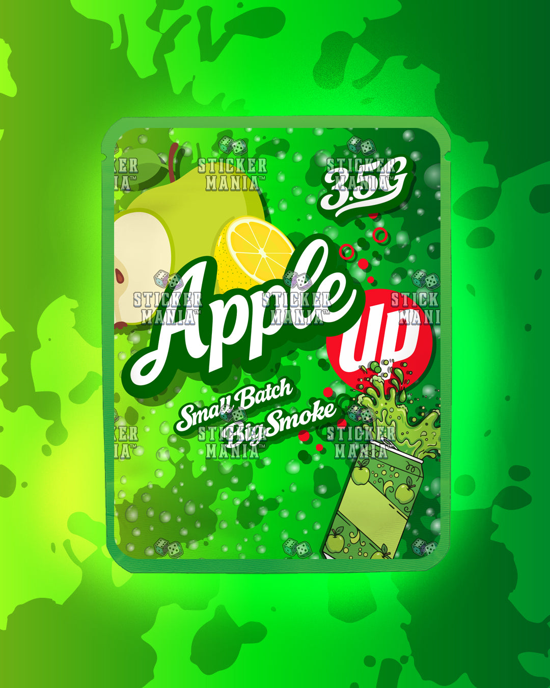 Apple Up | Pre-Made Sticker Bag | 3.5g