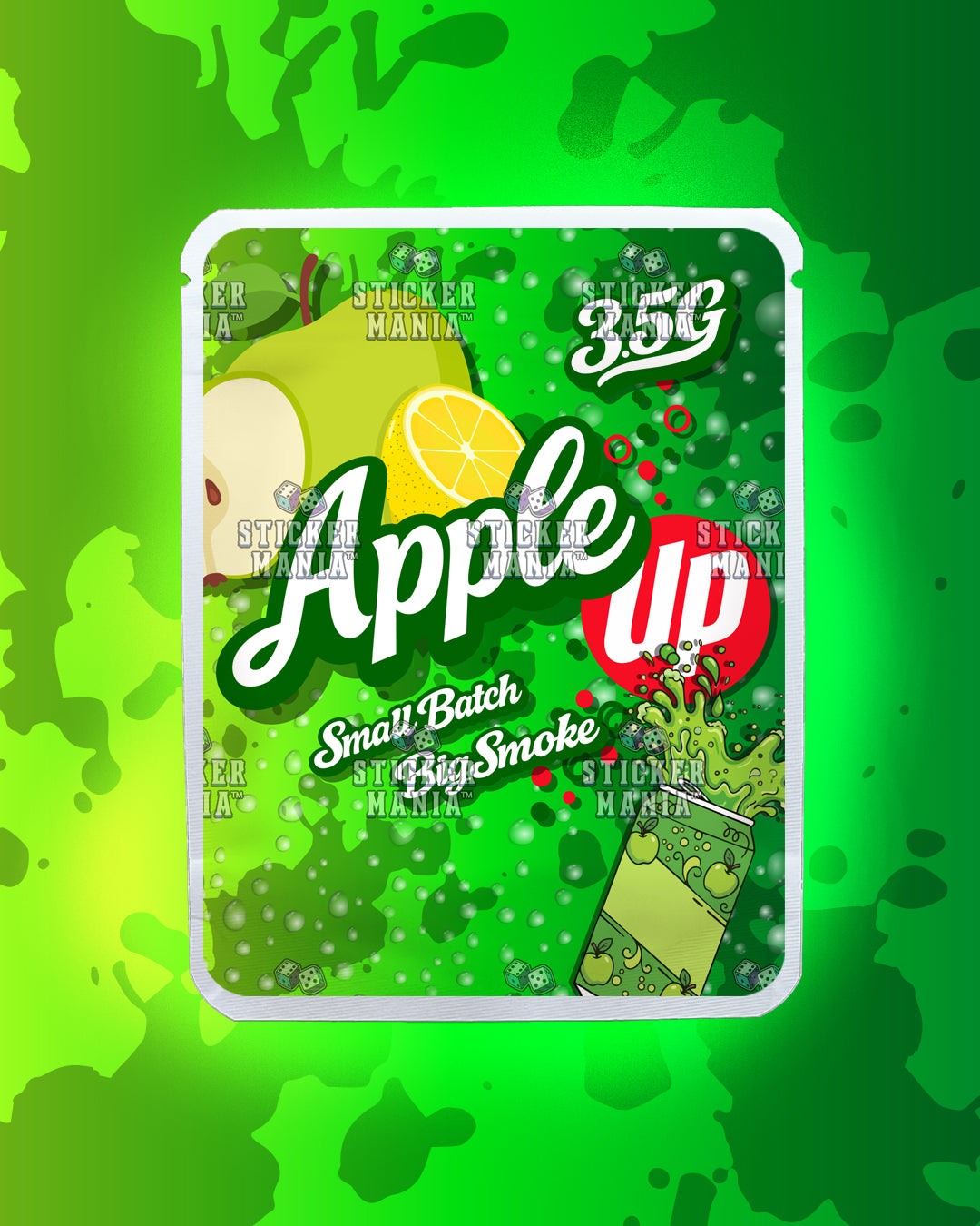 Apple Up | Pre-Made Sticker Bag | 3.5g