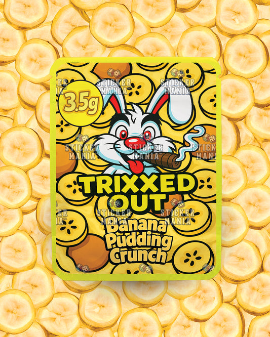Trixxed Out - Banana Pudding Crunch | Pre-Made Sticker Bag | 3.5g