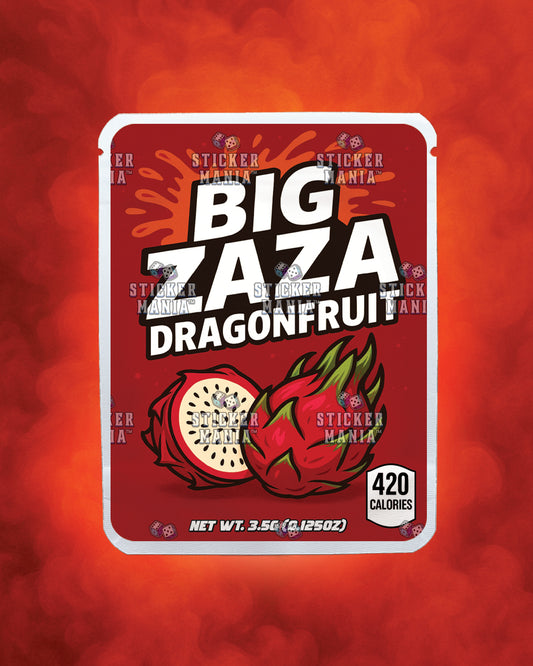 Big Zaza Dragon Fruit | Pre-Made Sticker Bag | 3.5g