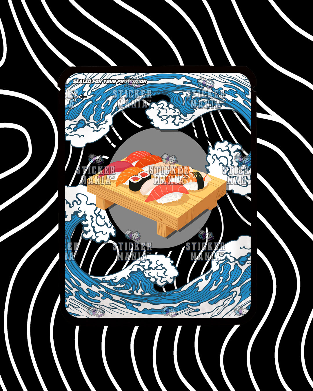 Black Zushi | Pre-Made Sticker Bag | 3.5g