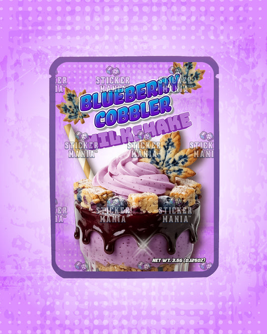 Milkshake Blueberry Cobbler | Pre-Made Sticker Bag | 3.5g