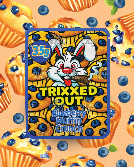 Trixxed Out - Blueberry Muffin Crunch | Pre-Made Sticker Bag | 3.5g