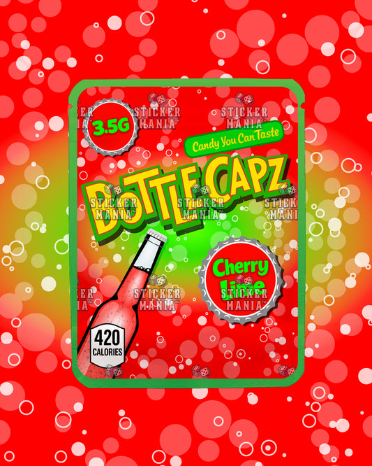 Bottle Capz Cherry Lime  | Pre-Made Sticker Bag | 3.5g