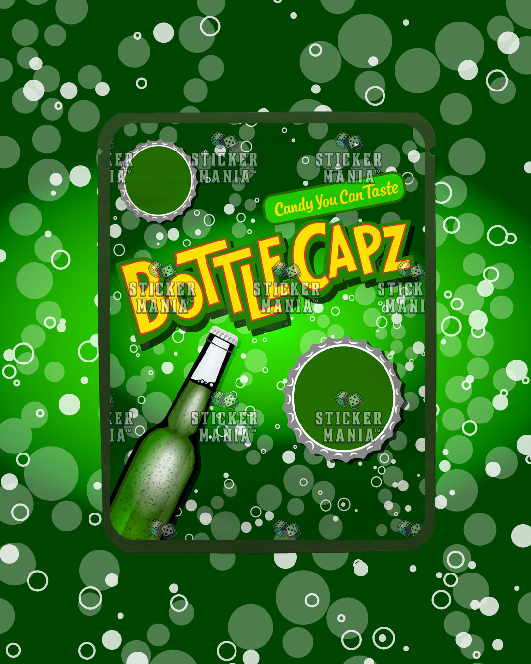 Bottle Capz Ginger Ale | Pre-Made Sticker Bag | 3.5g