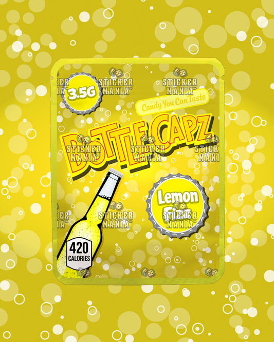 Bottle Capz Lemon Fizz | Pre-Made Sticker Bag | 3.5g