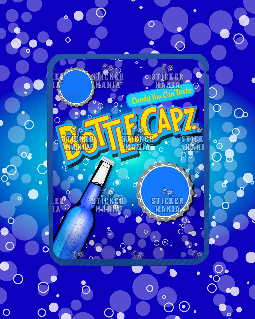 Bottle Capz Triple Berry | Pre-Made Sticker Bag | 3.5g
