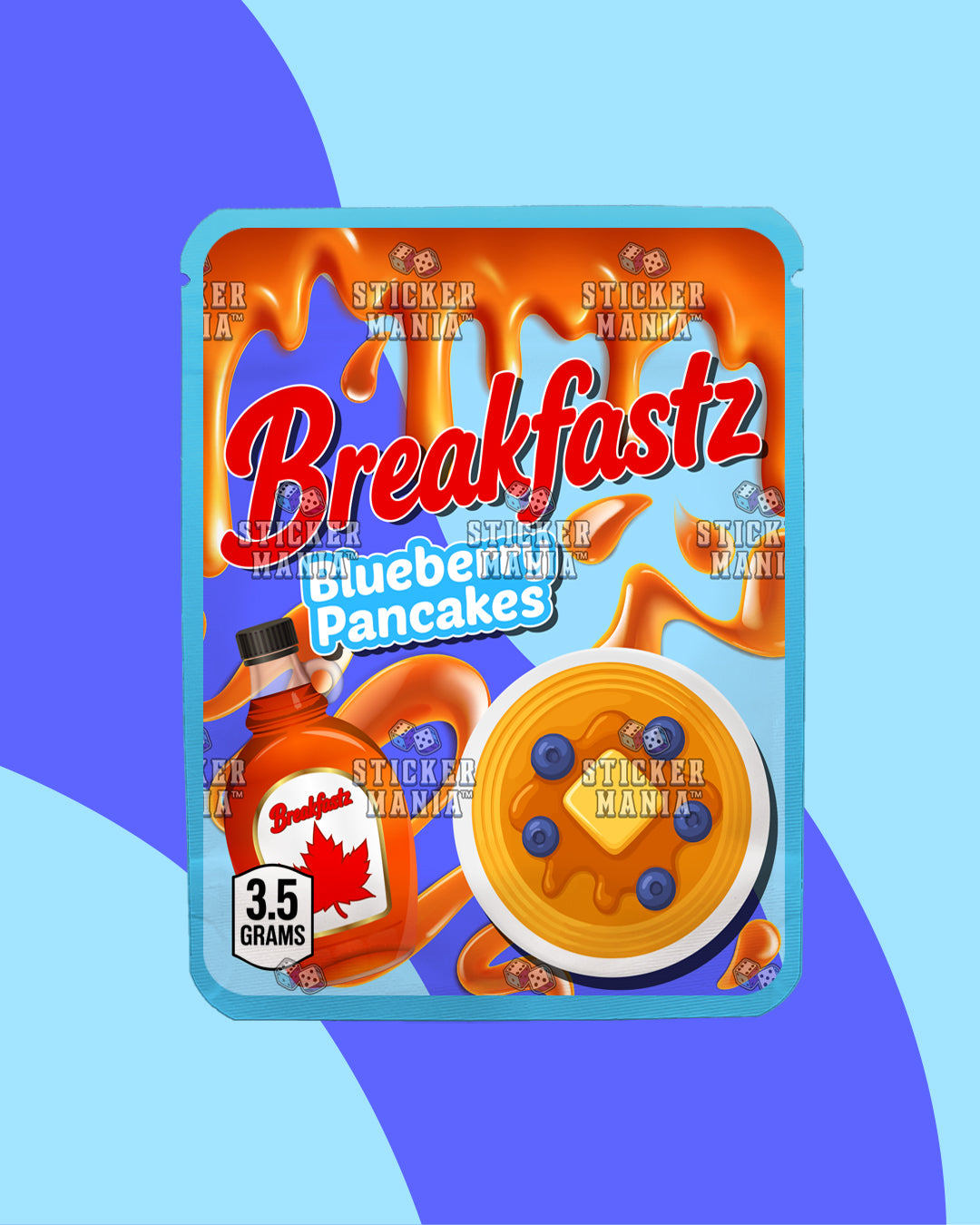Breakfastz Blueberry Pancakes | Pre-Made Sticker Bag | 3.5g
