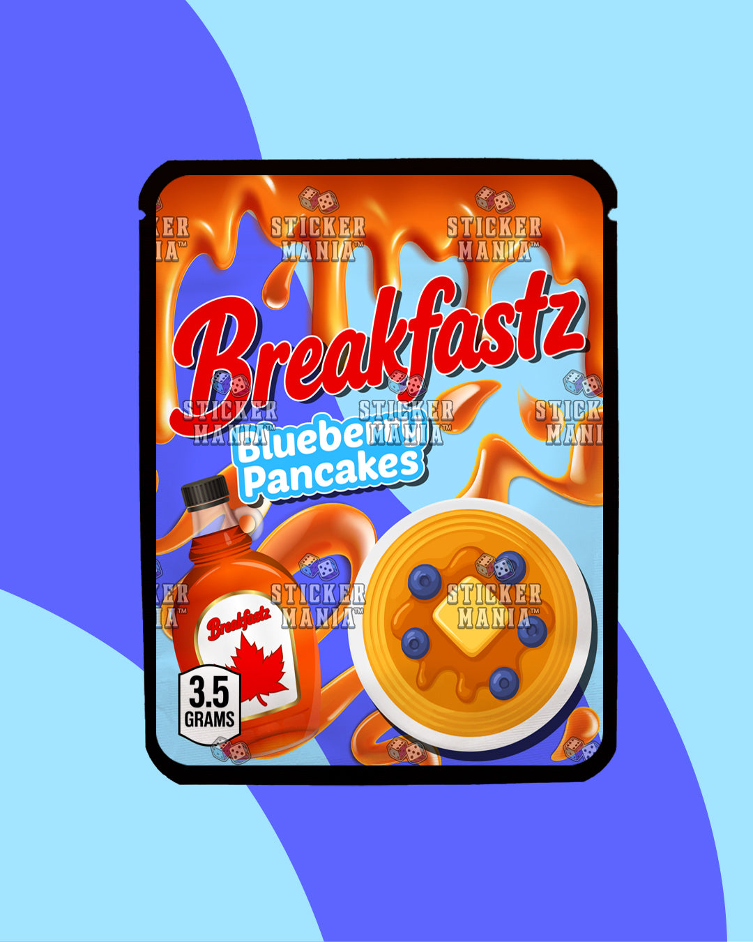 Breakfastz Blueberry Pancakes | Pre-Made Sticker Bag | 3.5g