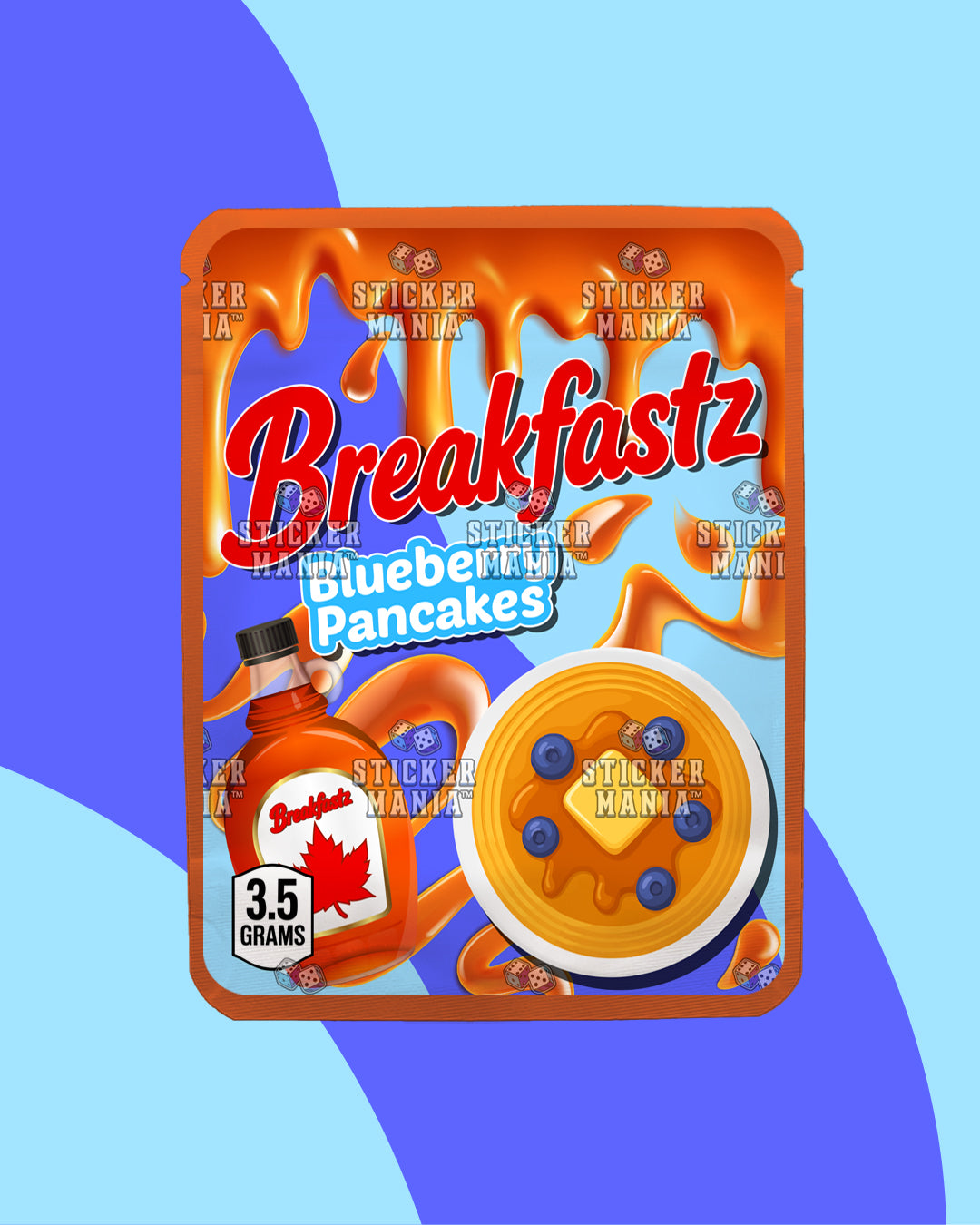 Breakfastz Blueberry Pancakes | Pre-Made Sticker Bag | 3.5g
