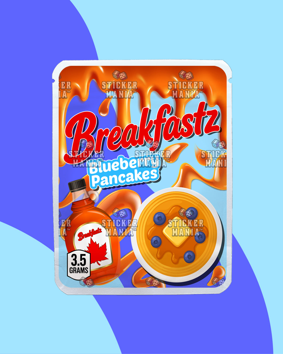 Breakfastz Blueberry Pancakes | Pre-Made Sticker Bag | 3.5g