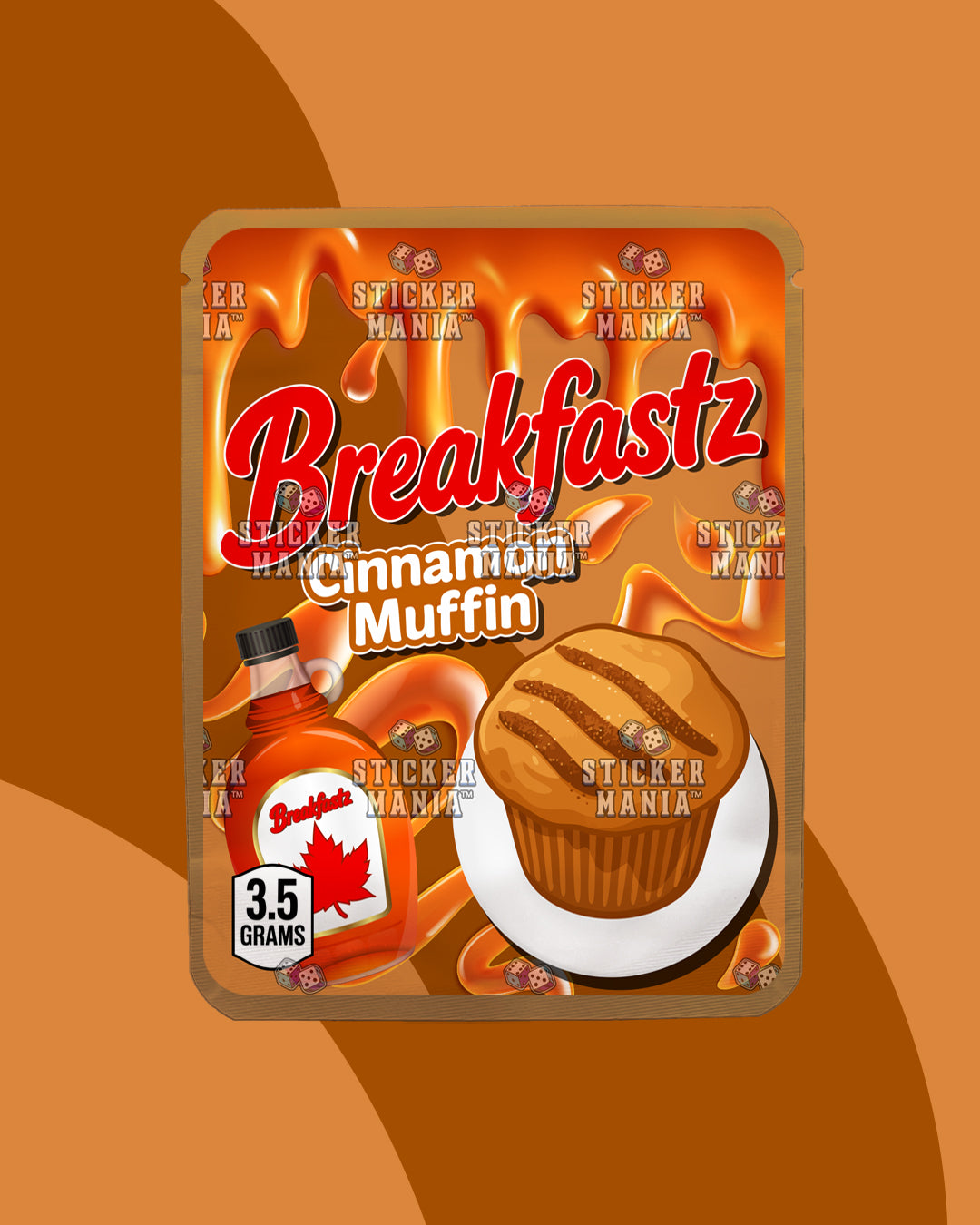 Breakfastz Cinnamon Muffin | Pre-Made Sticker Bag | 3.5g
