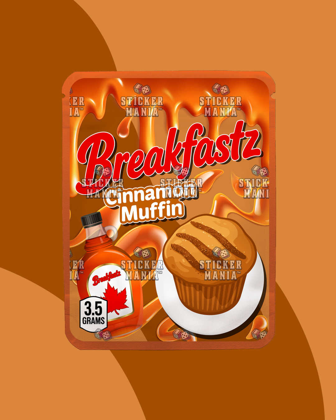 Breakfastz Cinnamon Muffin | Pre-Made Sticker Bag | 3.5g