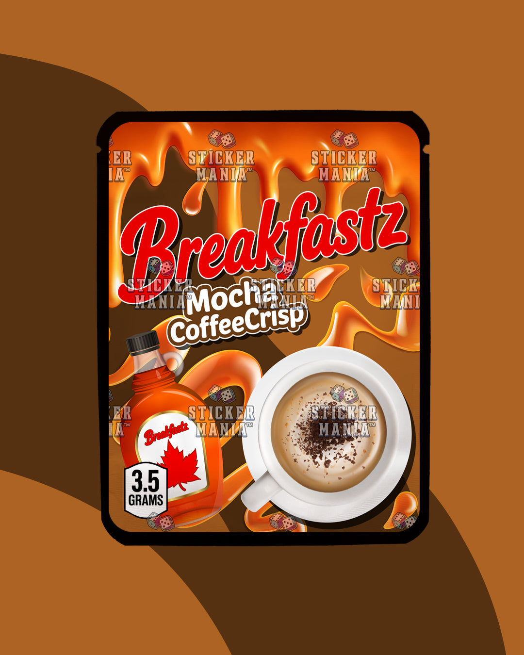 Breakfastz Mocha Coffee Crisp | Pre-Made Sticker Bag | 3.5g