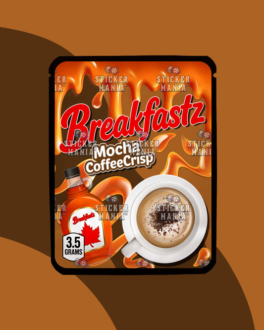 Breakfastz Mocha Coffee Crisp | Pre-Made Sticker Bag | 3.5g