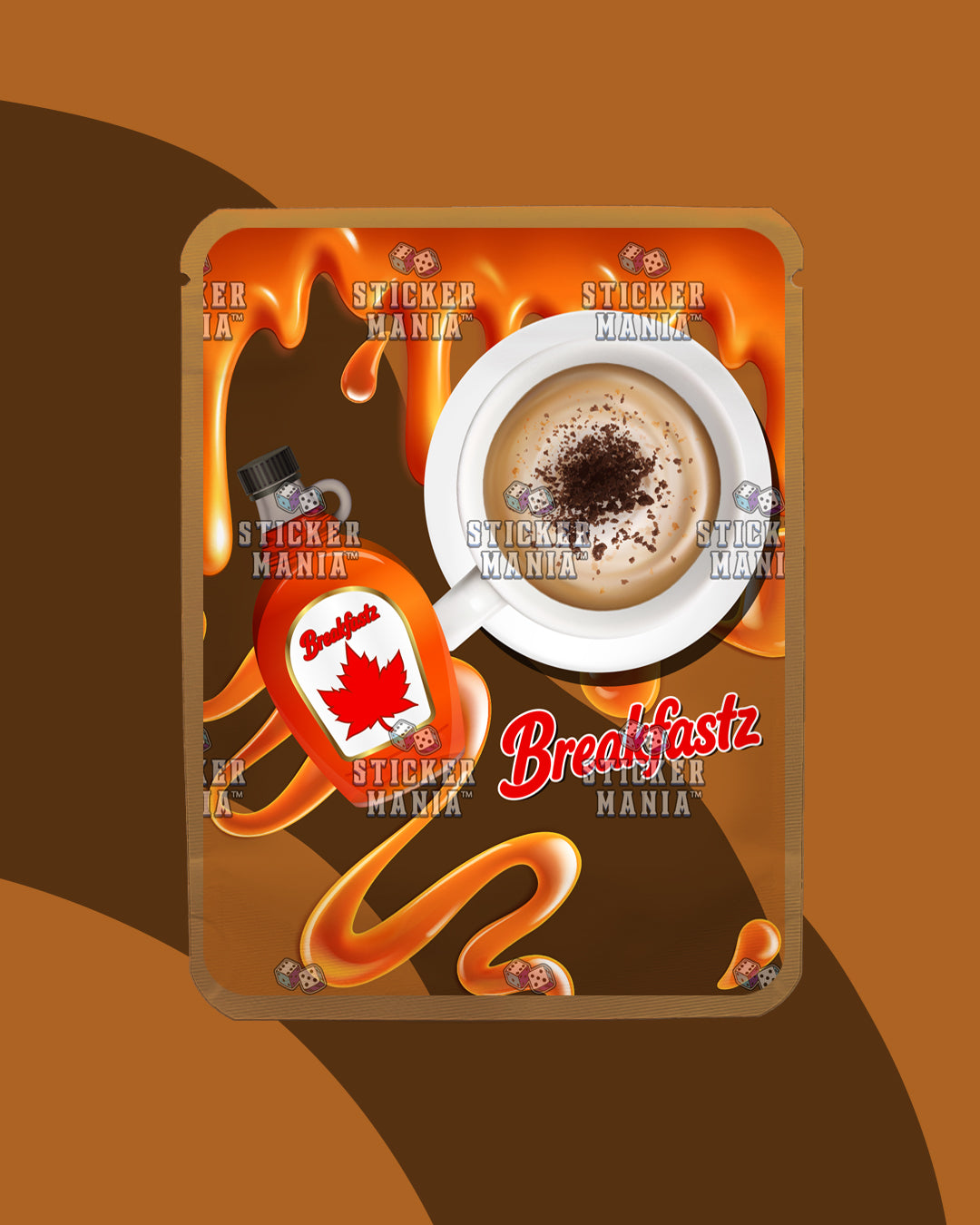 Breakfastz Mocha Coffee Crisp | Pre-Made Sticker Bag | 3.5g
